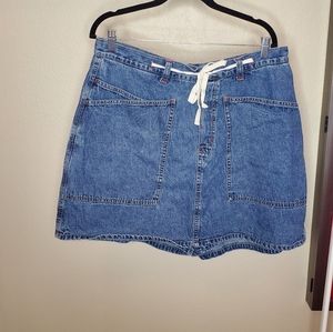 Denim Skorts